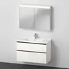 Image de Duravit D-Neo Meuble avec vasque et armoire de toilette, DE011702222,
