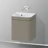 Image de Duravit Happy D.2 Meuble avec lave-mains, 1 porte, HP4633N92920000, c-bonded