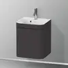 Image de Duravit Happy D.2 Meuble avec lave-mains, 1 porte, HP4634O80800000, c-bonded