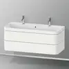 Image de Duravit Happy D.2 Meuble avec plan vasque, 2 tiroirs, HP4640O36360000, c-bonded