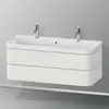 Image de Duravit Happy D.2 Meuble avec plan vasque, 2 tiroirs, HP4640O39390000, c-bonded