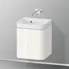 Image de Duravit Happy D.2 Meuble avec lave-mains, 1 porte, HP4344N22220000, c-shaped