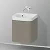 Image de Duravit Happy D.2 Meuble avec lave-mains, 1 porte, HP4344N92920000, c-shaped