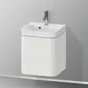 Image de Duravit Happy D.2 Meuble avec lave-mains, 1 porte, HP4344O39390000, c-shaped