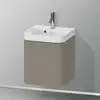 Image de Duravit Happy D.2 Meuble avec lave-mains, 1 porte, HP4344O92920000, c-shaped