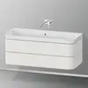 Image de Duravit Happy D.2 Meuble avec vasque, 2 tiroirs, HP4349N39390000, c-shaped