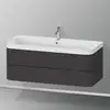 Image de Duravit Happy D.2 Meuble avec vasque, 2 tiroirs, HP4349O80800000, c-shaped