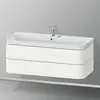 Image de Duravit Happy D.2 Meuble avec vasque, 2 tiroirs, HP4349E36360000, c-shaped
