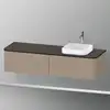 Image de Duravit Happy D.2 Meuble bas, 2 tiroirs, HP4944R75750010,