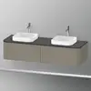 Image de Duravit Happy D.2 Meuble bas, 2 tiroirs, HP4946B92920010,