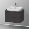 Image de Duravit Happy D.2 Meuble bas, 2 tiroirs, HP4960080800010,