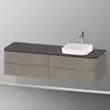 Image de Duravit Happy D.2 Meuble bas, 4 tiroirs, HP4973R92920010,