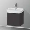 Image de Duravit Happy D.2 Meuble sous-vasque, 2 portes, HP4384080800000,
