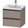 Image de Duravit Ketho.2 Meuble sous-vasque, 2 tiroirs, K25281043430000,