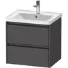 Image de Duravit Ketho.2 Meuble sous-vasque, 2 tiroirs, K25281049490000,