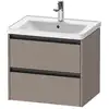 Image de Duravit Ketho.2 Meuble sous-vasque, 2 tiroirs, K25282043430000,