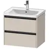 Image de Duravit Ketho.2 Meuble sous-vasque, 2 tiroirs, K25282091910000,