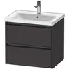 Image de Duravit Ketho.2 Meuble sous-vasque, 2 tiroirs, K25282080800000,