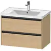 Image de Duravit Ketho.2 Meuble sous-vasque, 2 tiroirs, K25283030300000,