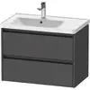 Image de Duravit Ketho.2 Meuble sous-vasque, 2 tiroirs, K25285049490000,