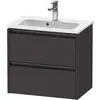 Image de Duravit Ketho.2 Meuble sous-vasque, 2 tiroirs, K25255080800000,