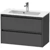 Image de Duravit Ketho.2 Meuble sous-vasque, 2 tiroirs, K25256049490000,