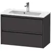 Image de Duravit Ketho.2 Meuble sous-vasque, 2 tiroirs, K25256080800000,