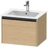 Image de Duravit Ketho.2 Meuble sous-vasque, 1 tiroir, K25062030300000,