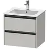 Image de Duravit Ketho.2 Meuble sous-vasque, 2 tiroirs, K25262007070000,