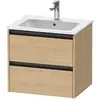 Image de Duravit Ketho.2 Meuble sous-vasque, 2 tiroirs, K25262030300000,