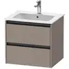 Image de Duravit Ketho.2 Meuble sous-vasque, 2 tiroirs, K25262043430000,
