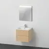 Image de Duravit ME by Starck Vasque avec meuble XBase et miroir, XB0070030300000,