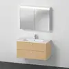 Image de Duravit ME by Starck Vasque avec meuble XBase et armoire de toilette, XB0077030300000,