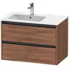 Image de Duravit Ketho.2 Meuble sous-vasque, 2 tiroirs, K25267079790000,