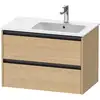 Image de Duravit Ketho.2 Meuble sous-vasque, 2 tiroirs, K25268030300000,