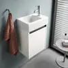 Image de Duravit Ketho.2 Meuble sous-vasque, 1 porte, K25071R18180000,