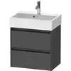 Image de Duravit Ketho.2 Meuble sous-vasque, 2 tiroirs, K25273049490000,