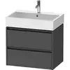 Image de Duravit Ketho.2 Meuble sous-vasque, 2 tiroirs, K25276049490000,