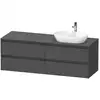 Image de Duravit Ketho.2 Meuble avec plan de toilette, K24899R49490000,