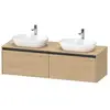 Image de Duravit Ketho.2 Meuble avec plan de toilette, K24889B30300000,