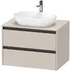 Image de Duravit Ketho.2 Meuble avec plan de toilette, K24895091910000,