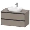 Image de Duravit Ketho.2 Meuble avec plan de toilette, K24896043430000,