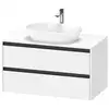Image de Duravit Ketho.2 Meuble avec plan de toilette, K24896084840000,