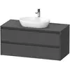 Image de Duravit Ketho.2 Meuble avec plan de toilette, K24897049490000,