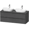 Image de Duravit Ketho.2 Meuble avec plan de toilette, K24898B49490000,