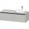 Image de Duravit Ketho.2 Meuble avec plan de toilette, K24888R07070000,