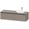 Image de Duravit Ketho.2 Meuble avec plan de toilette, K24889R43430000,