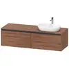 Image de Duravit Ketho.2 Meuble avec plan de toilette, K24889R79790000,