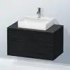 Image de Duravit L-Cube Meuble avec plan de toilette, LC4880016160000,