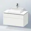 Image de Duravit L-Cube Meuble avec plan de toilette, LC4880018180000,